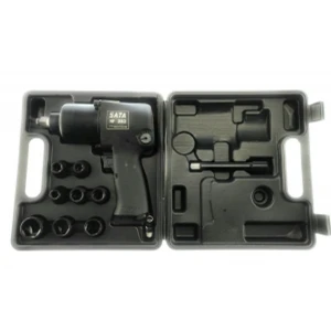 SATA 1/2'' löökmutrikeeraja ja padrunite komplekt, max 660Nm, 8 padruniga