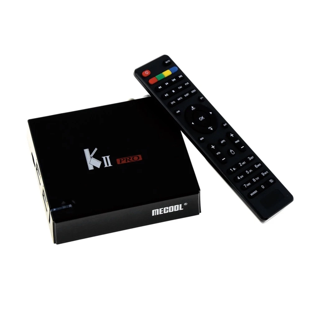 Kii Pro kahe tuuneriga DVB-S2 DVB-T2 Android TV Box 2GB/16GB 4K
