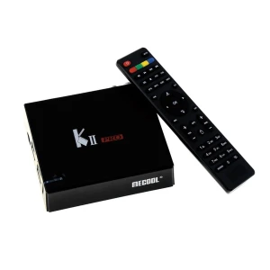 Kii Pro kahe tuuneriga DVB-S2 DVB-T2 Android TV Box 2GB/16GB 4K