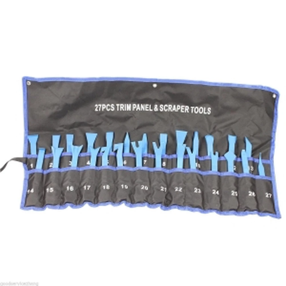 27-osaline uksepaneelide, liistude ja ilukilpide eemaldamise komplekt TSX TOOL