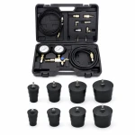Turbokompressori Lekketester Kit 9 Tükki Manomeetriga Turbo Rõhu Test