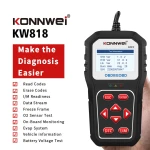 KONNWEI KW818 OBD2 skanner: OBDII koodilugeja autodele alates 1996