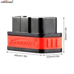 Adaptador OBD2 Bluetooth KW903 ELM327 conectado a teléfono Android