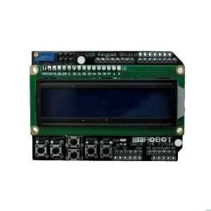 LCD Keypad Shield LCD1602 Arduino jaoks, integreeritud ekraani ja nuppudega