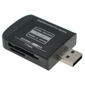 USB 2.0 kõik-ühes mälukaardilugeja Micro SD, MMC, SDHC, TF ja M2 jaoks