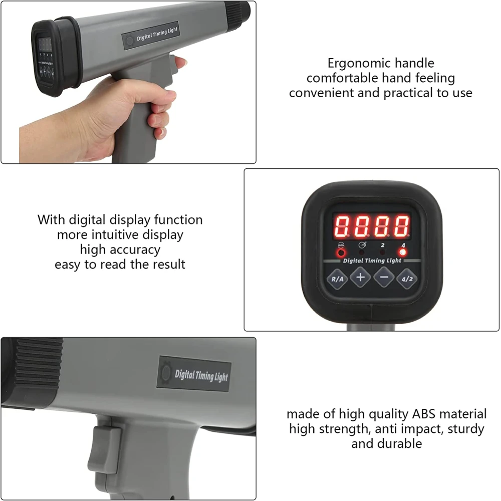 Digitaalne induktiivne süüteajastuse lamp autodele ja mootorratastele 12V klambritega