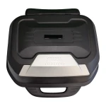 47L mootorratta kiivrikohver - universaalne eemaldatav kohver lukuga ja seljatoega