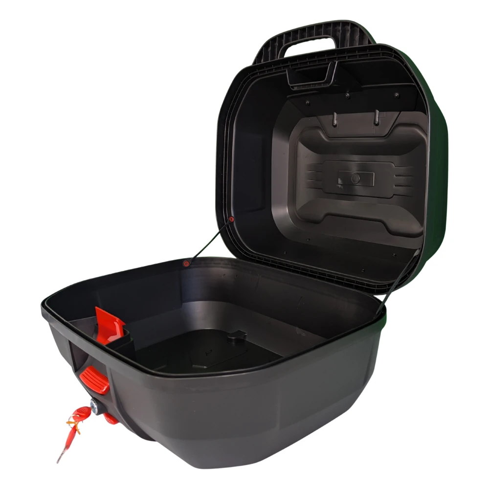 47L mootorratta kiivrikohver - universaalne eemaldatav kohver lukuga ja seljatoega