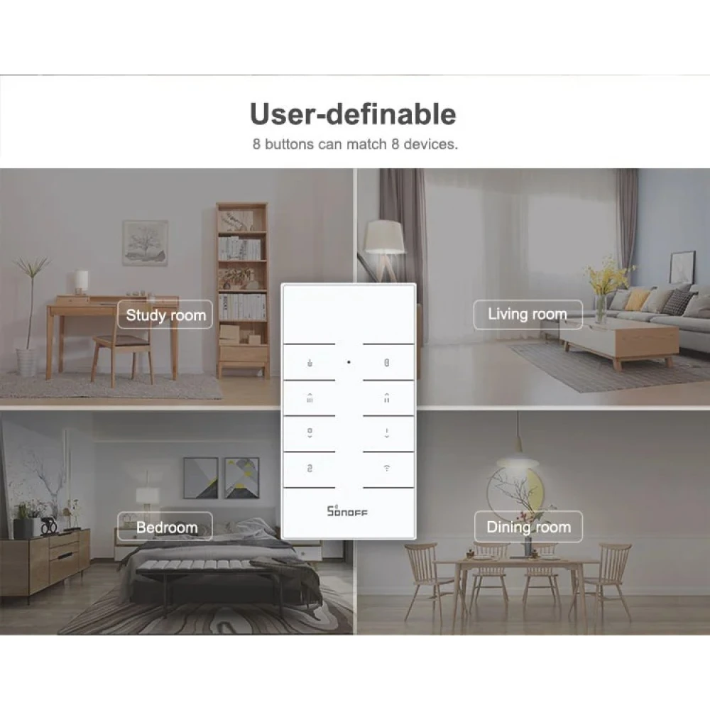 SONOFF RM433R2 kaugjuhtimispult 433MHz RF seadmete juhtimiseks