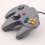 Nintendo 64 ühilduv juhtpult originaalse pistikuga ja musta kaabliga