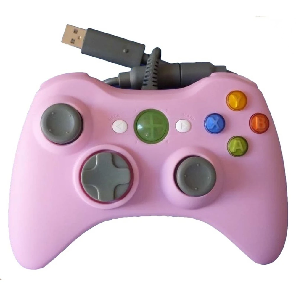 Juhtmega Xbox 360 roosa kontroller - ergonoomiline ja töökindel