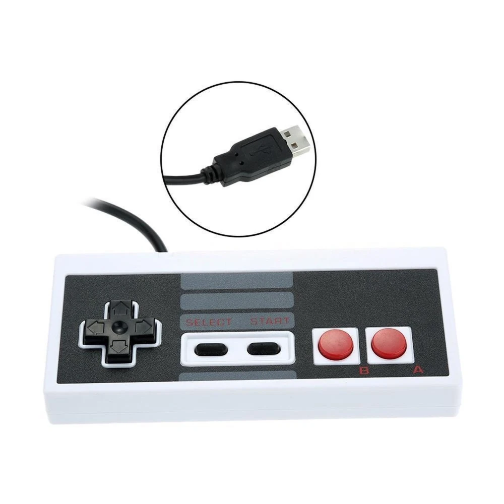 Nintendo NES USB mängupult PC-le - retro USB kontroller Windowsile ja Macile