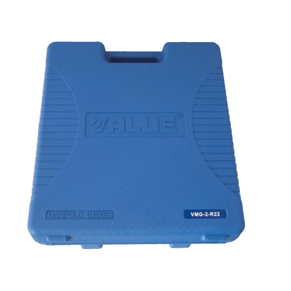 Kit manometro para refrigeración Value VMG-2-R22B con accesorios completos