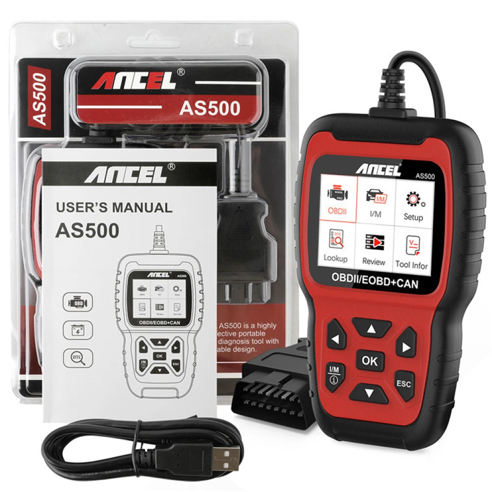 Ancel AS500 OBD2 auto diagnostikaseade