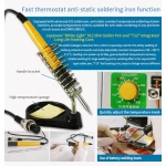 Sunkko 709AD+ punktkeevitusmasin 220V koos jootekolviga 18650 liitiumakule