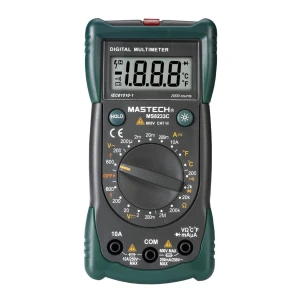 Mastech MS8233C - digitaalne multimeeter K-tüüpi termopaariga ja diooditestiga