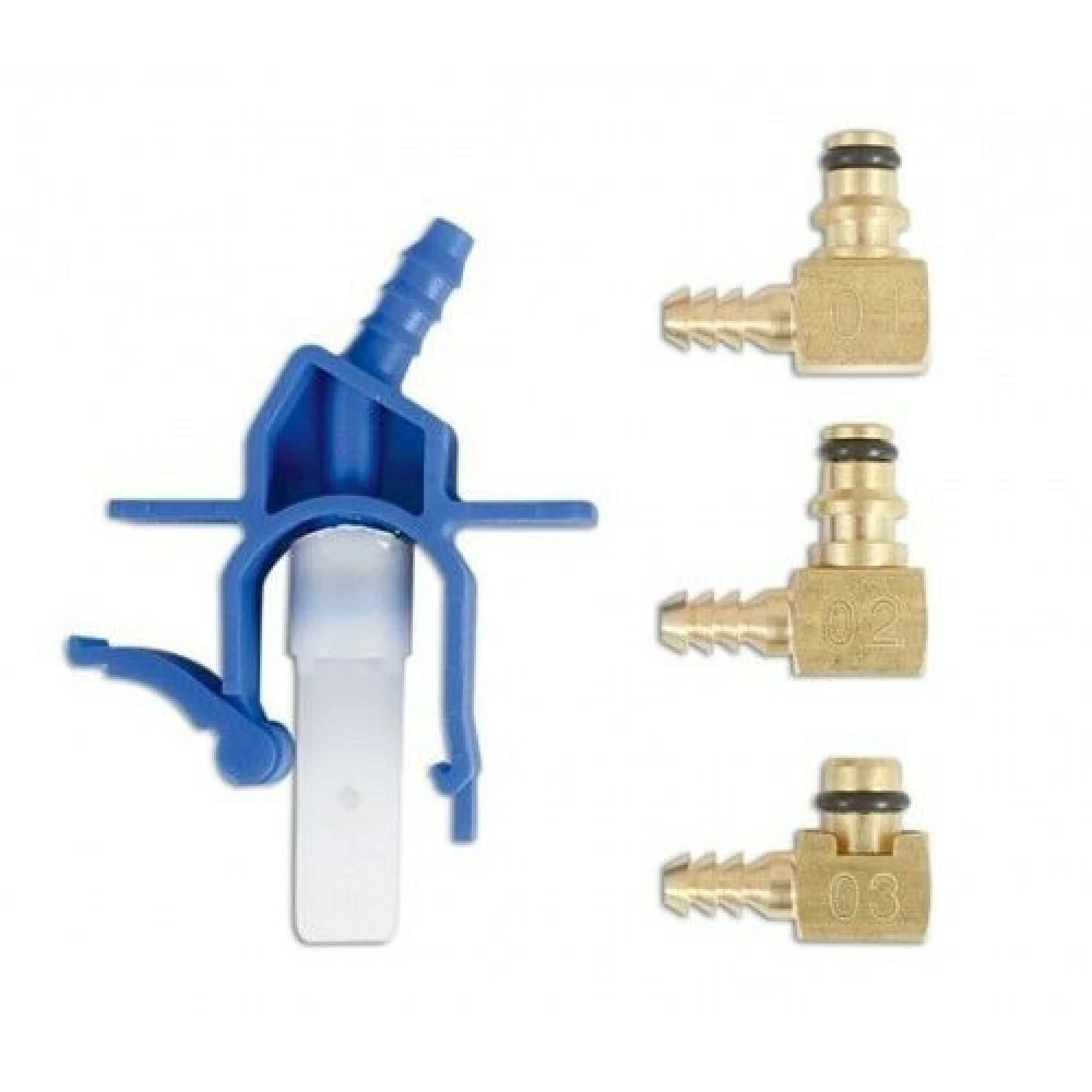 Kit completo medidor de flujo sobrante para inyectores diesel common rail con estuche de transporte