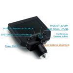 Pantalla giratoria 180 grados del microscopio digital con sensor CMOS 3,6MP