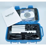 Supereyes B010 USB-mikroskoop 2 MP HD 400X koos alusega