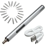 Juhtmeta USB-laetav mini elektriline kruvikeeraja 3 LED 22in1 komplekt