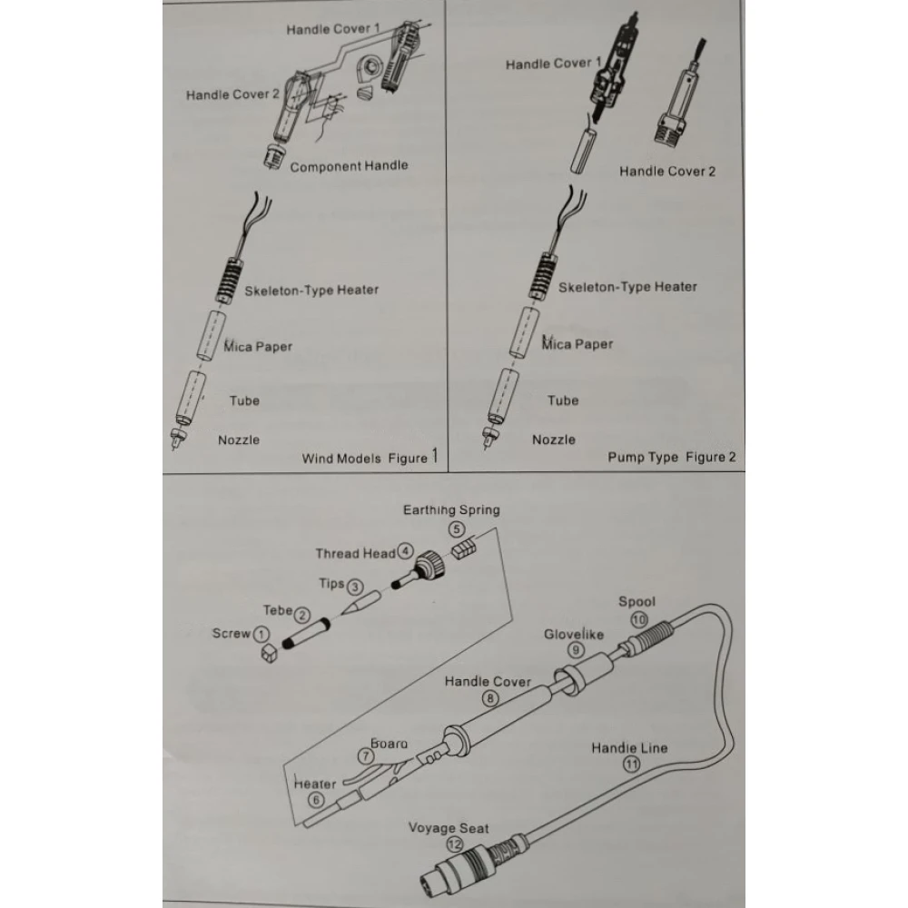 Mlink H7 3-ühes jootmisjaam kuumaõhu ja DC-toitega