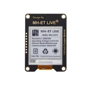 1,54-tolline SPI-liidesega e-paberi moodul Raspberry, Arduino ja STM32 jaoks