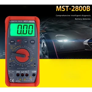 MST-2800B digitaalne multimeeter suure LCD-ekraaniga autondusse