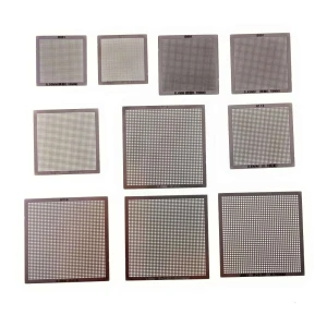 10 universaalset BGA reballing šablooni otsekuumutuseks 0,3–0,76 mm