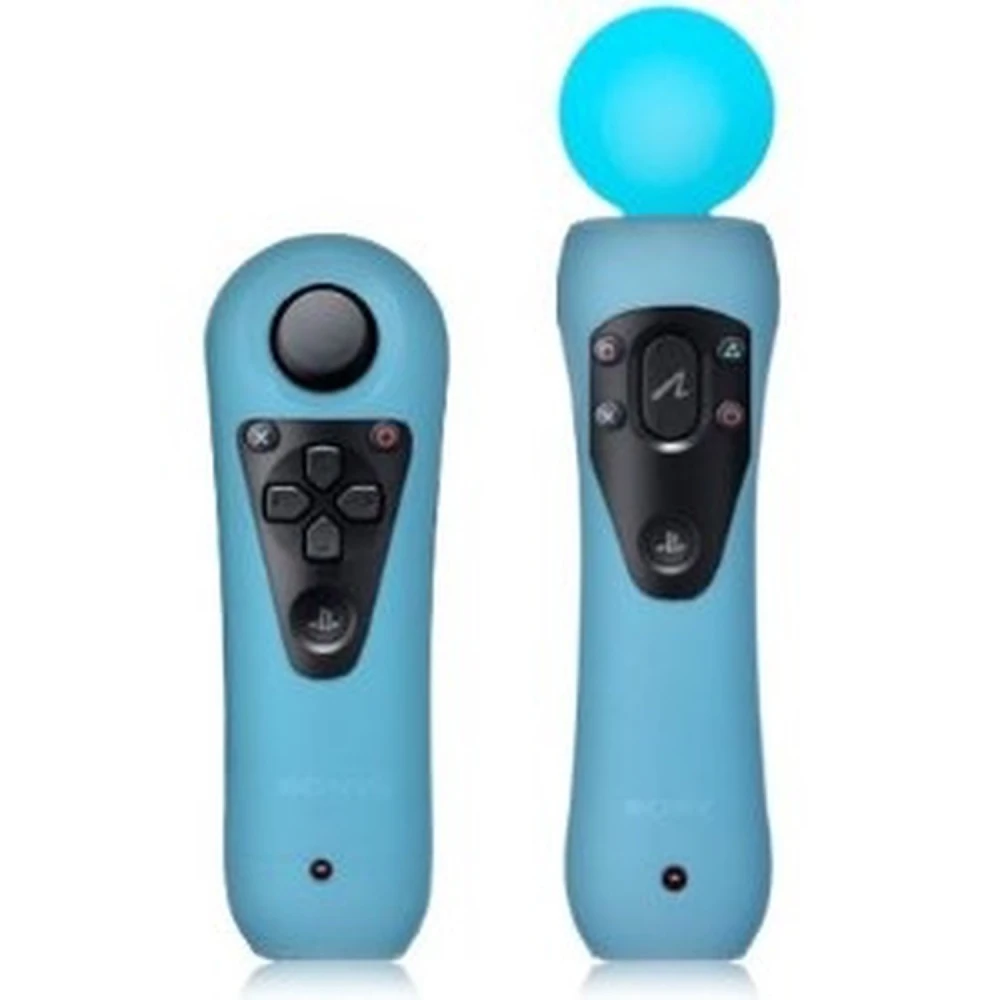 2-osaline silikoonümbriste komplekt Playstation Move PS3 pultidele