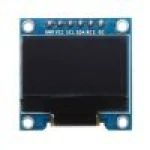 0.96-tolline valge SPI OLED-ekraan 12864 LED Arduino jaoks satkit