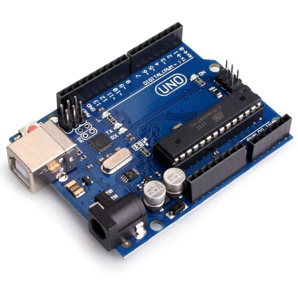 Arduino Uno ühilduv ATmega328P-PU plaat elektroonikaprojektideks