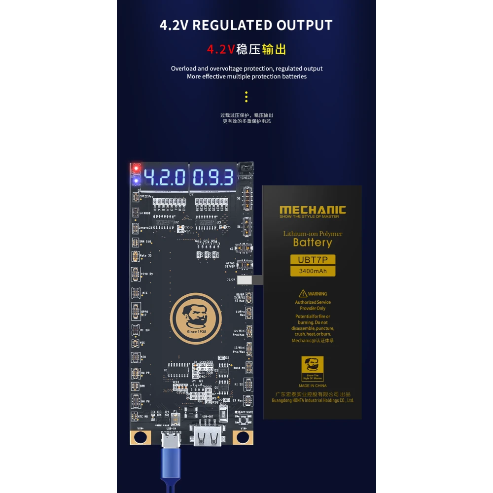 Mechanic BA27 aku aktiveerimisplaat iPhone’i ja Androidi jaoks