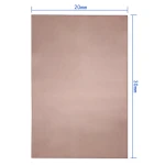 20x30cm ühepoolne FR4 klaaskiust PCB vaskplaat DIY jaoks