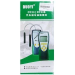 Empaque del probador digital DUOYI DY23 con batería de 9V
