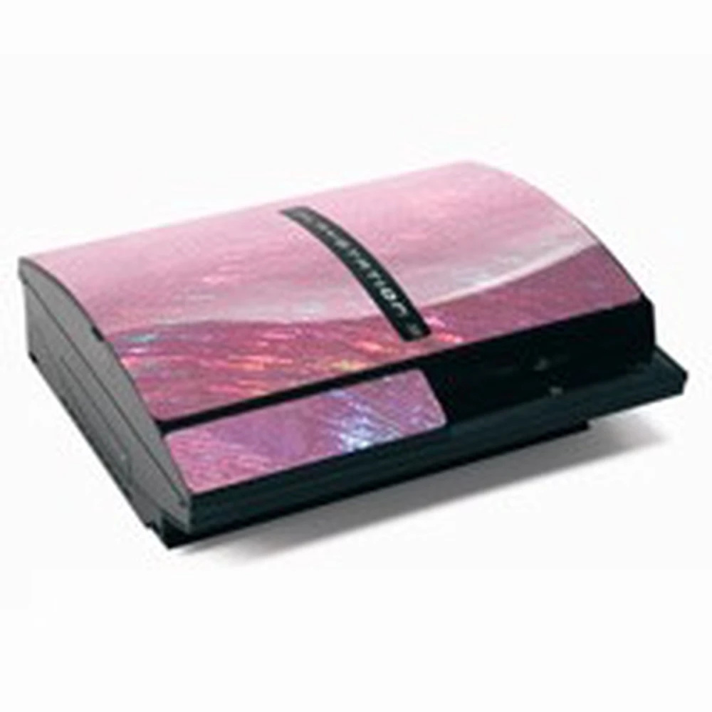 PS3 kaitsekile roosa - PS3 Console Skin Protector Laser Pink