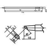 Aoyue LF-3BCM jootekolvi otsik koos takistiga jootmisjaamadele