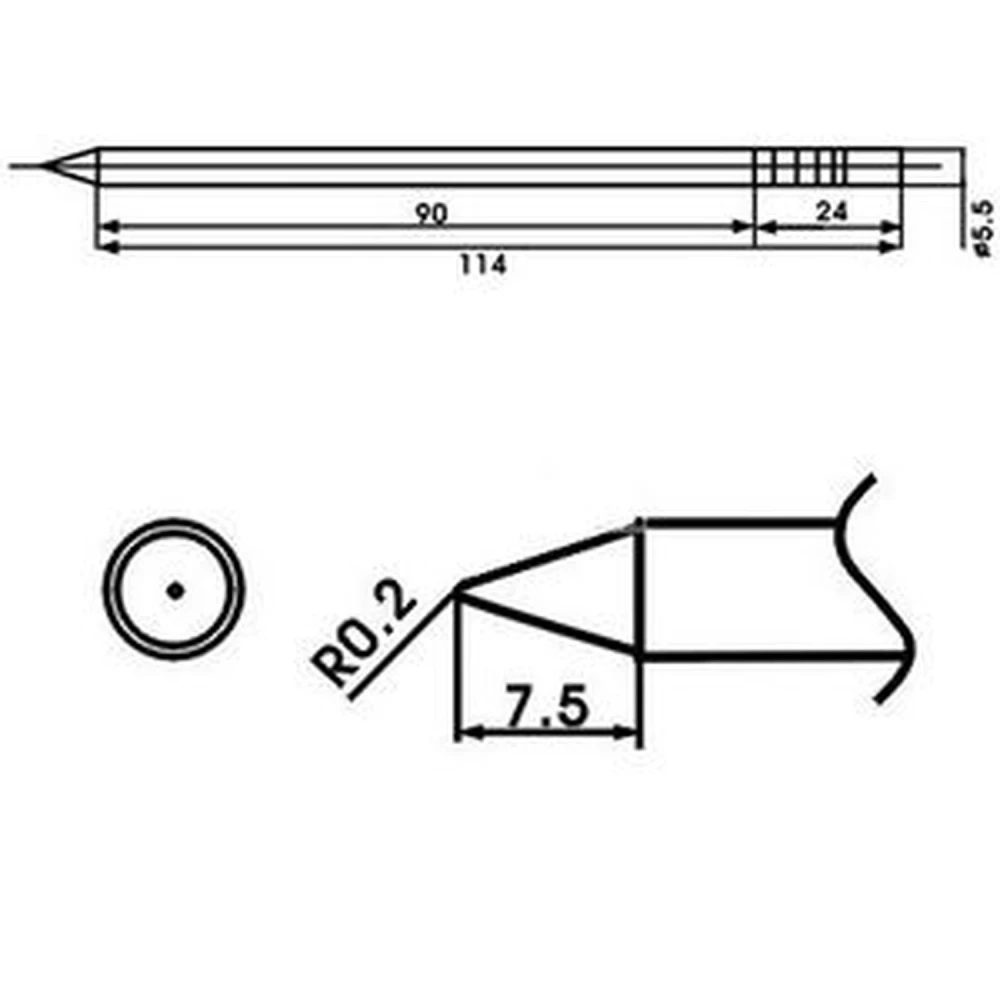 Aoyue LF-B jootekolvi otsik koos takistiga jootmisjaamadele