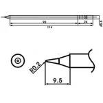 Aoyue LF-I jootekolvi otsik koos kütteelemendiga - originaalvaruosa