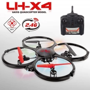 LH-X4 quadcopter 2,4 GHz, 4 kanalit, 6 telge ja güroskoop, 32,5cm