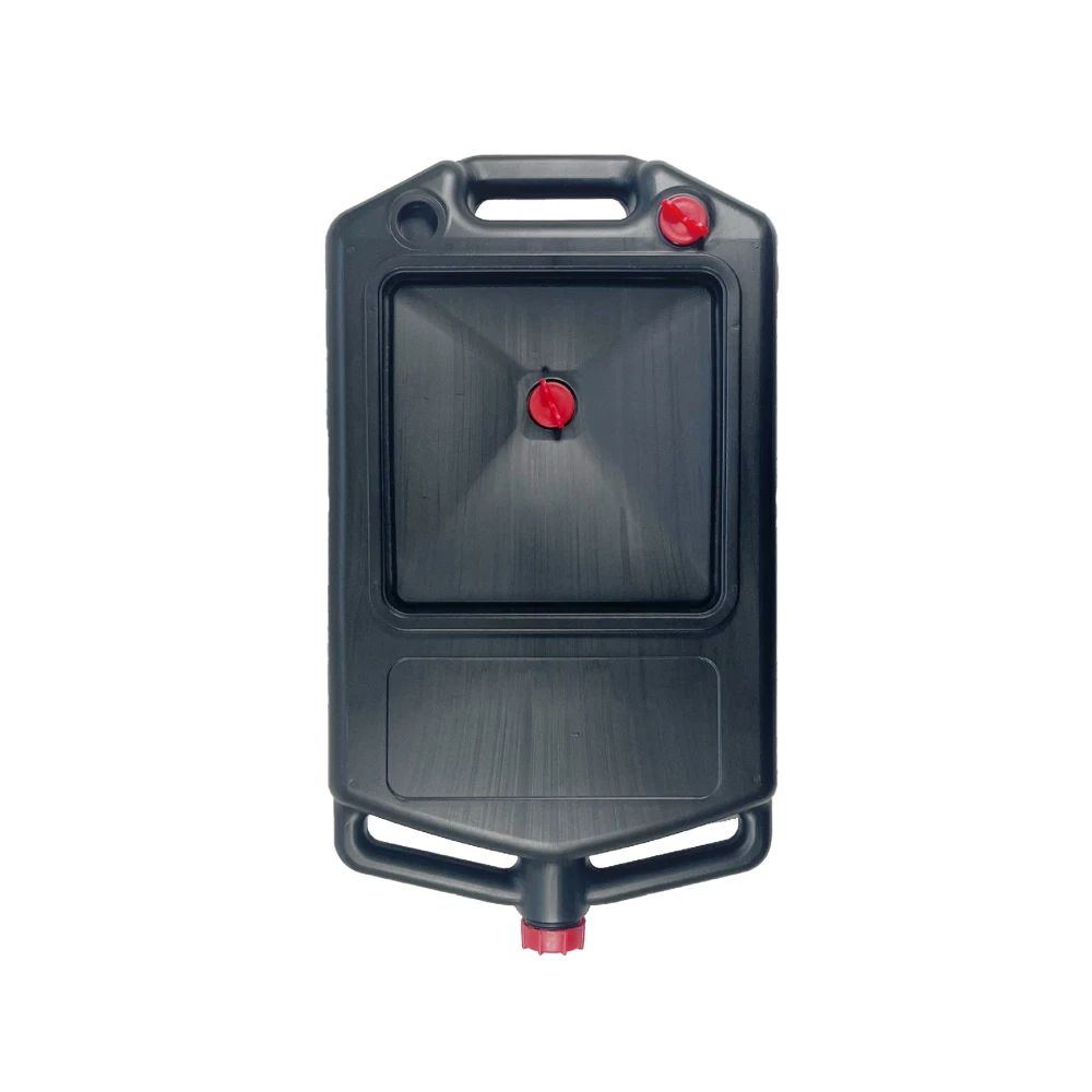 Recipiente eco-amigable para cambio de aceite con tornillo de aireación separado