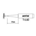 Aoyue T0,8D jootekolvi otsik jootmisjaamadele