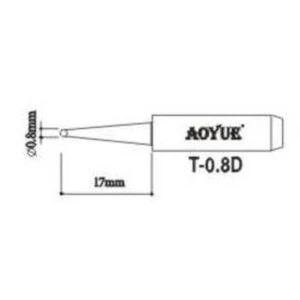 Aoyue T0,8D jootekolvi otsik jootmisjaamadele