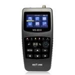 Vista frontal del Satlink WS-6933 buscador de señal satélite con pantalla LCD