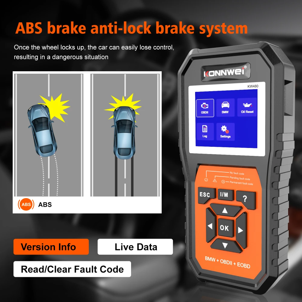 BMW diagnostikaskanner Konnwei KW480 - OBD2 tööriist BMW-le