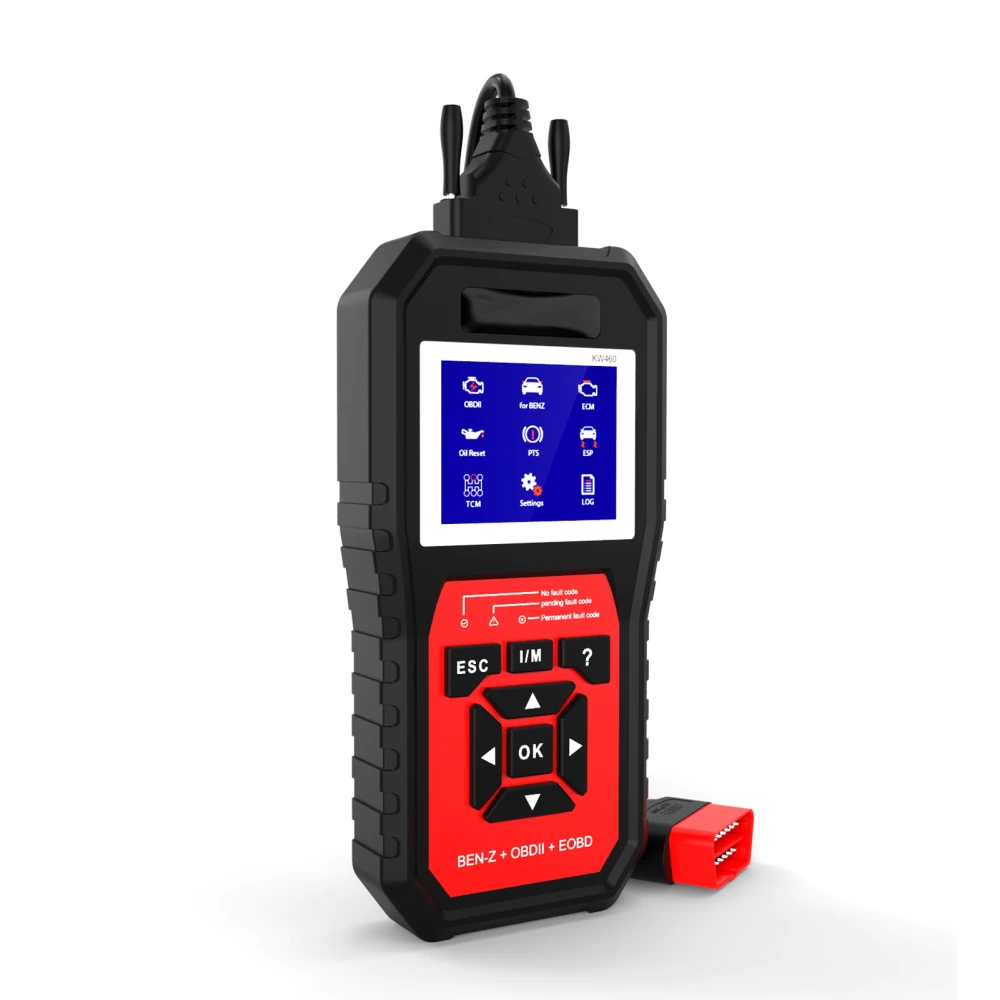 Scanner diagnóstico Konnwei KW460 para sistemas ABS, SRS, TPMS y más