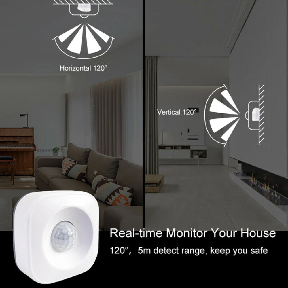 Detector de alarma de seguridad SONOFF compatible con Alexa y Google Home