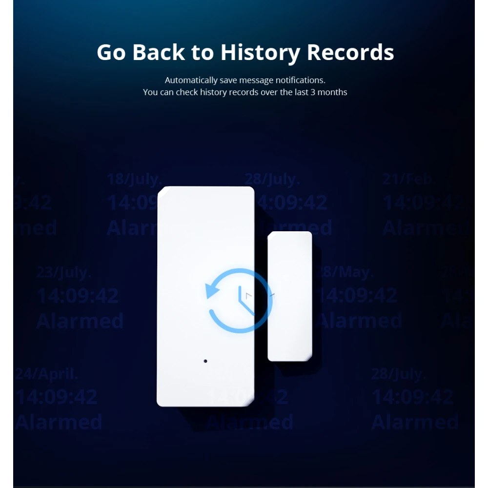 SONOFF DW2 RF juhtmevaba ukse- ja aknaandur koduvalvesüsteemile