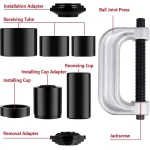 10-osaline rooliotsade ja pukside eemaldus- ja paigalduskomplekt 4x4 sõidukitele