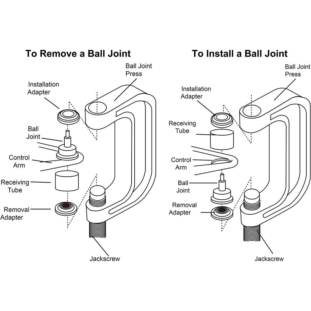 10-osaline rooliotsade ja pukside eemaldus- ja paigalduskomplekt 4x4 sõidukitele