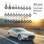 Herramienta retráctil para extracción de terminales de coche en acero inoxidable